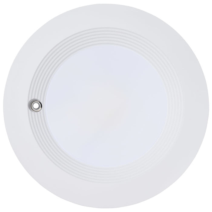 SATCO/NUVO 8 Inch Round LED Downlight Wattage/CCT Selectable 28W/25W/20W 2700K/3000K/3500K/4000K/5000K 120-347V Dimmable White Emergency Battery Backup (S21606)
