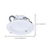 SATCO/NUVO 8 Inch Round LED Downlight Wattage/CCT Selectable 28W/25W/20W 2700K/3000K/3500K/4000K/5000K 120-347V Dimmable White Emergency Battery Backup (S21606)
