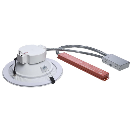 SATCO/NUVO 10 Inch Round LED Downlight Wattage/CCT Selectable 38W/31W/26W 2700K/3000K/3500K/4000K/5000K 120-277V Dimmable White Emergency Battery Backup (S21607)