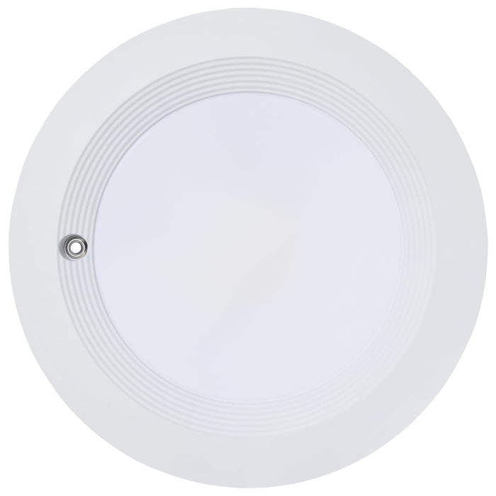 SATCO/NUVO 10 Inch Round LED Downlight Wattage/CCT Selectable 38W/31W/26W 2700K/3000K/3500K/4000K/5000K 120-277V Dimmable White Emergency Battery Backup (S21607)