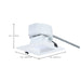 SATCO/NUVO 4 Inch Square LED Commercial Downlight Wattage/CCT Selectable 13.5W/12W/10.7W 2700K/3000K/3500K/4000K/5000K 120-347V Dimmable White (S21608)