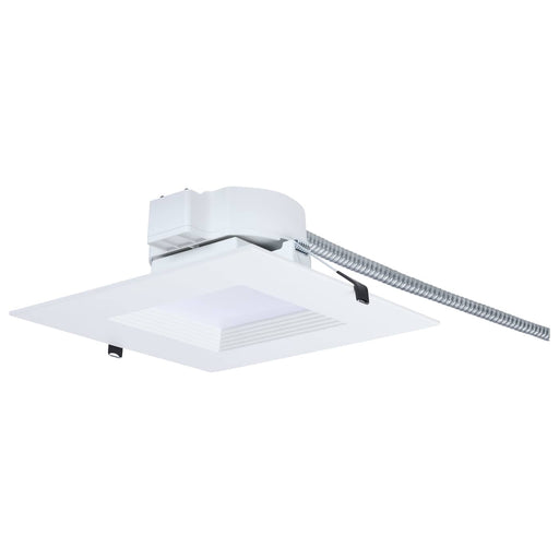 SATCO/NUVO 8 Inch Square LED Downlight Wattage/CCT Selectable 25.5W/22.5W/17.2W 2700K/3000K/3500K/4000K/5000K 120-347V Dimmable 90 CRI White (S21610)