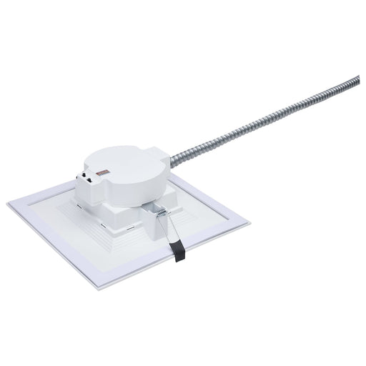 SATCO/NUVO 10 Inch Square LED Commercial Downlight Wattage/CCT Selectable 35W/29W/24W 2700K/3000K/3500K/4000K/5000K 120-277V Dimmable White (S21611)