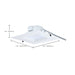 SATCO/NUVO 10 Inch Square LED Commercial Downlight Wattage/CCT Selectable 35W/29W/24W 2700K/3000K/3500K/4000K/5000K 120-277V Dimmable White (S21611)