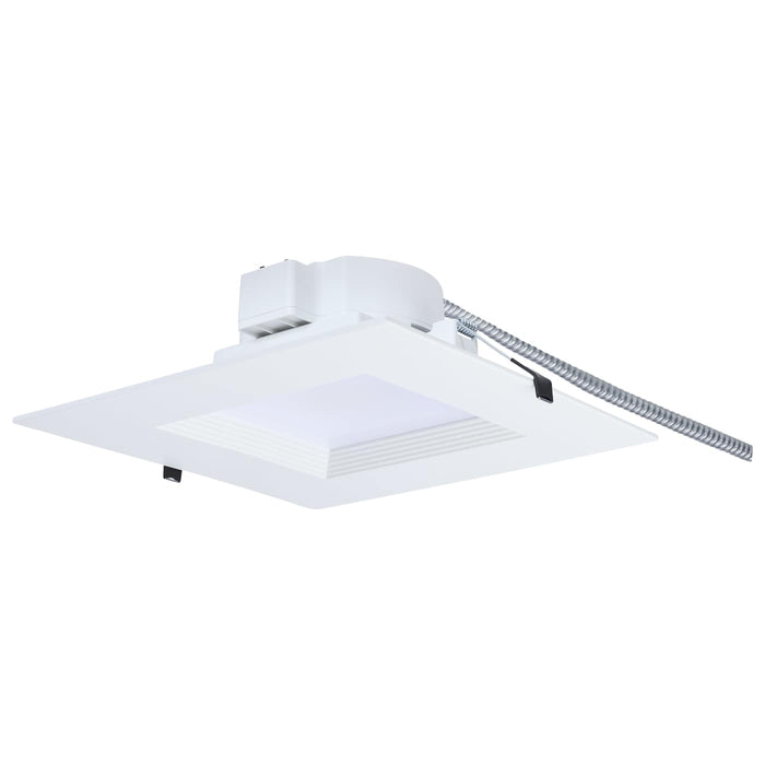 SATCO/NUVO 10 Inch Square LED Commercial Downlight Wattage/CCT Selectable 35W/29W/24W 2700K/3000K/3500K/4000K/5000K 120-277V Dimmable White (S21611)