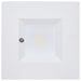 SATCO/NUVO 8 Inch Square LED Downlight Wattage/CCT Selectable 28W/25W/20W 2700K/3000K/3500K/4000K/5000K 120-347V Dimmable White Emergency Battery Backup (S21614)