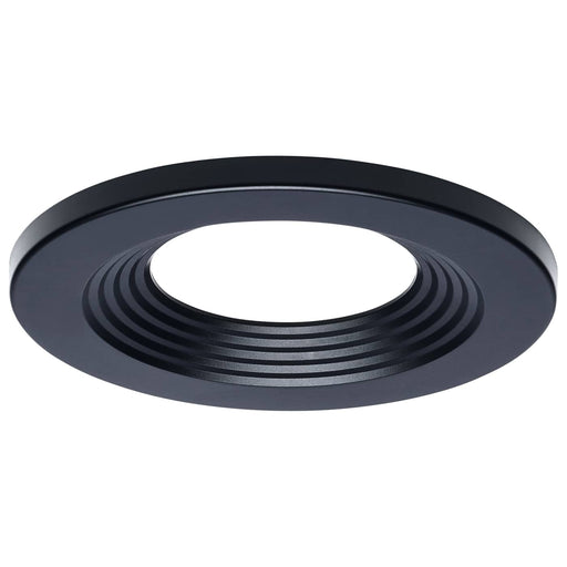 SATCO/NUVO 4 Inch Round Commercial Downlight Trim Black Compatible with S21600 (S21650)