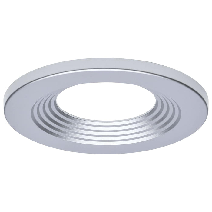 SATCO/NUVO 4 Inch Round Commercial Downlight Trim Silver Compatible with S21600 (S21652)