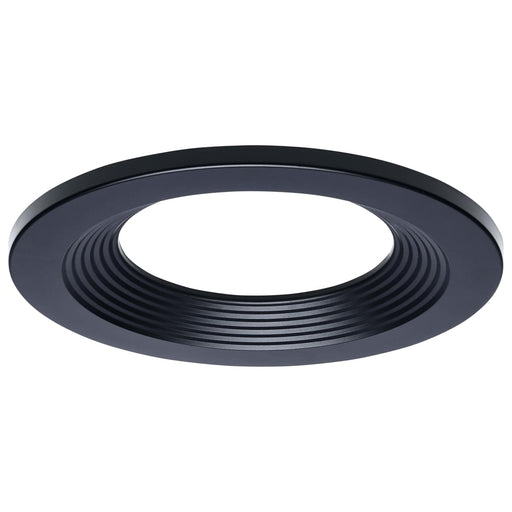 SATCO/NUVO 6 Inch Round Commercial Downlight Trim Black Compatible with S21601 (S21653)