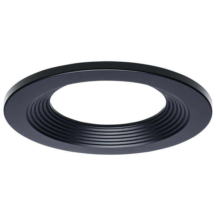 SATCO/NUVO 6 Inch Round Commercial Downlight Trim Black Compatible with S21601 (S21653)