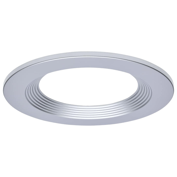 SATCO/NUVO 8 Inch Round Commercial Downlight Trim Silver Compatible with S21602 (S21658)