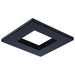SATCO/NUVO 4 Inch Square Commercial Downlight Trim Black Compatible with S21608 (S21662)