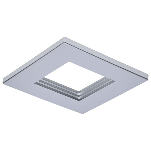 SATCO/NUVO 4 Inch Square Commercial Downlight Trim Silver Compatible with S21608 (S21664)