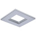 SATCO/NUVO 4 Inch Square Commercial Downlight Trim Silver Compatible with S21608 (S21664)