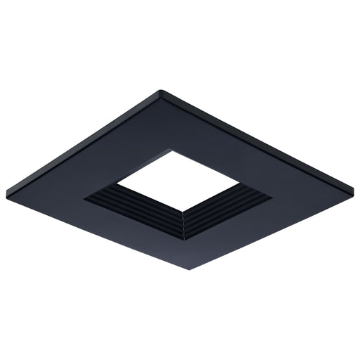 SATCO/NUVO 6 Inch Square Commercial Downlight Trim Black Compatible with S21609 (S21665)
