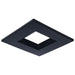 SATCO/NUVO 6 Inch Square Commercial Downlight Trim Black Compatible with S21609 (S21665)