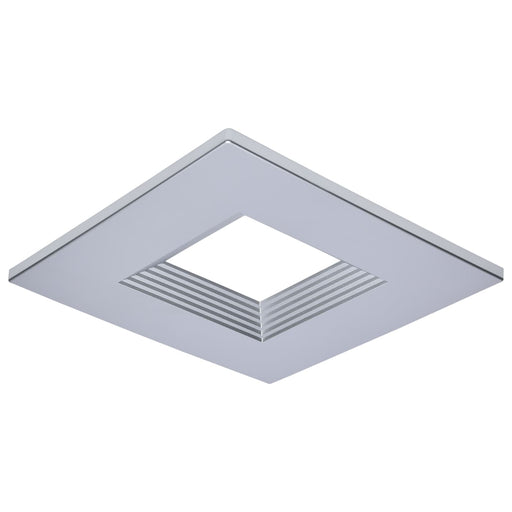 SATCO/NUVO 6 Inch Square Commercial Downlight Trim Silver Compatible with S21609 (S21667)