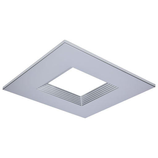 SATCO/NUVO 8 Inch Square Commercial Downlight Trim Silver Compatible with S21610 (S21670)