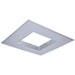 SATCO/NUVO 10 Inch Square Commercial Downlight Trim Silver Compatible with S21611 (S21673)
