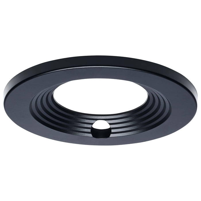 SATCO/NUVO 4 Inch Round Integrated Emergency Commercial Downlight Trim Black Compatible with S21604 (S21674)