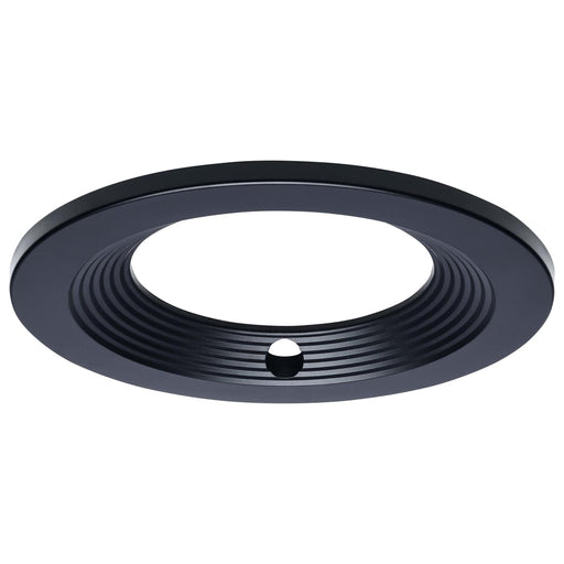 SATCO/NUVO 6 Inch Round Integrated Emergency Commercial Downlight Trim Black Compatible with S21605 (S21677)