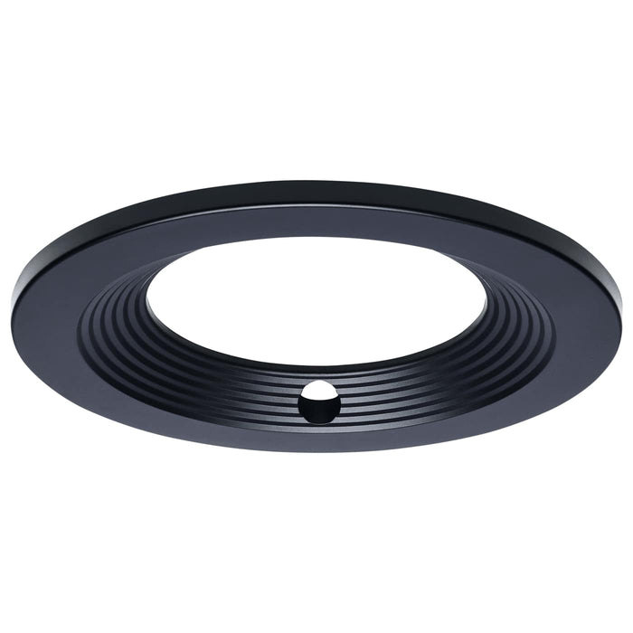 SATCO/NUVO 6 Inch Round Integrated Emergency Commercial Downlight Trim Black Compatible with S21605 (S21677)