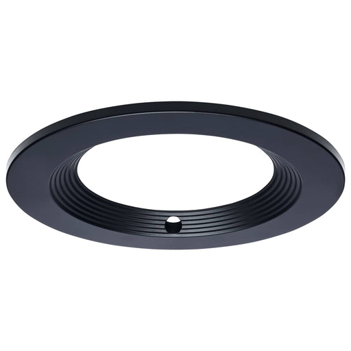 SATCO/NUVO 8 Inch Round Integrated Emergency Commercial Downlight Trim Black Compatible with S21606 (S21680)