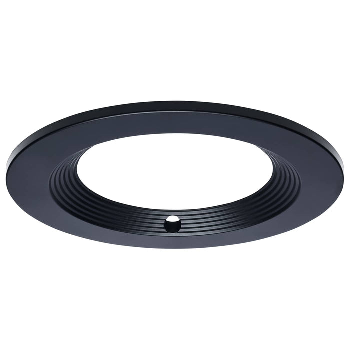 SATCO/NUVO 8 Inch Round Integrated Emergency Commercial Downlight Trim Black Compatible with S21606 (S21680)