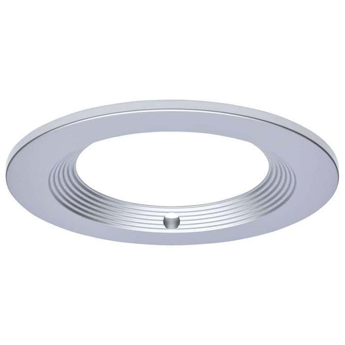 SATCO/NUVO 8 Inch Round Integrated Emergency Commercial Downlight Trim Silver Compatible with S21606 (S21682)