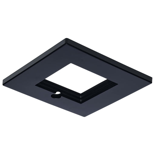 SATCO/NUVO 4 Inch Square Integrated Emergency Commercial Downlight Trim Black Compatible with S21612 (S21686)