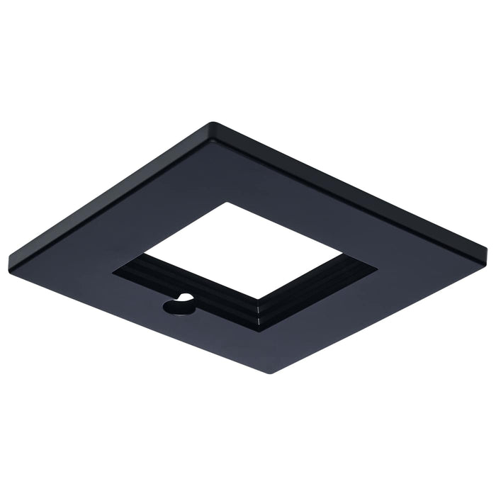 SATCO/NUVO 4 Inch Square Integrated Emergency Commercial Downlight Trim Black Compatible with S21612 (S21686)