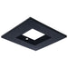 SATCO/NUVO 6 Inch Square Integrated Emergency Commercial Downlight Trim Black Compatible with S21613 (S21689)