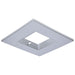 SATCO/NUVO 6 Inch Square Integrated Emergency Commercial Downlight Trim Silver Compatible with S21613 (S21691)