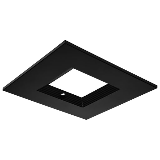 SATCO/NUVO 8 Inch Square Integrated Emergency Commercial Downlight Trim Black Compatible with S21614 (S21692)