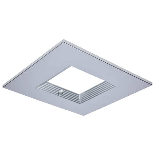 SATCO/NUVO 8 Inch Square Integrated Emergency Commercial Downlight Trim Silver Compatible with S21614 (S21694)