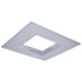 SATCO/NUVO 10 Inch Square Integrated Emergency Commercial Downlight Trim Silver Compatible with S21615 (S21697)