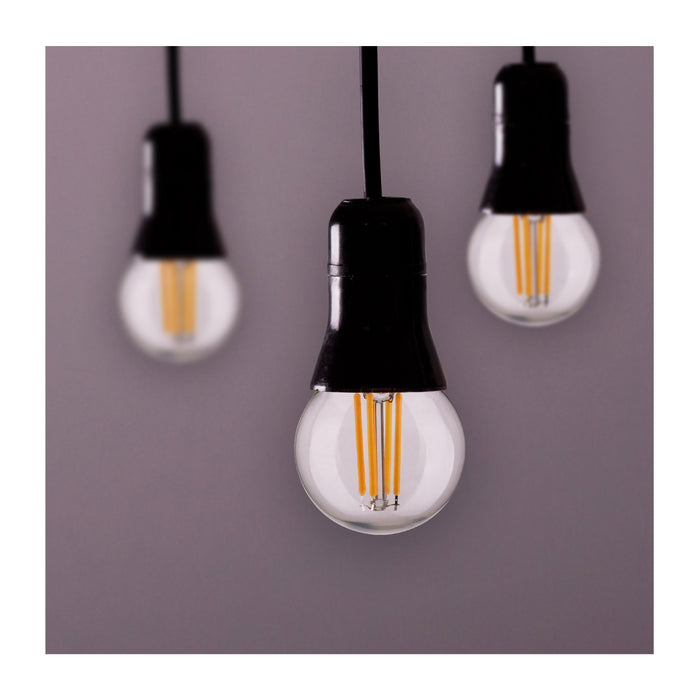 SATCO/NUVO 4W G16.5 LED Clear Medium Base 5000K 120V 2-Pack (S21877)