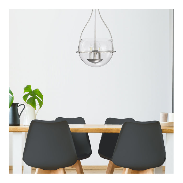 SATCO/NUVO 5.5W CA10 LED Clear Candelabra Base 5000K 120V 2-Pack (S21883)