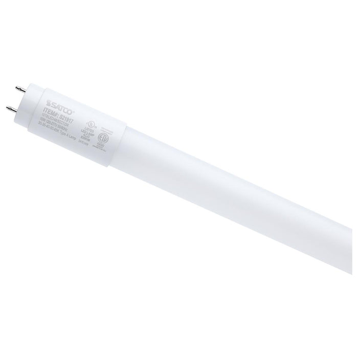 SATCO/NUVO 10W 4 Foot T8 LED G13 Base CCT Selectable 3000K/3500K/4000K/5000K/6500K Type A Frost Dimmable (S21917)