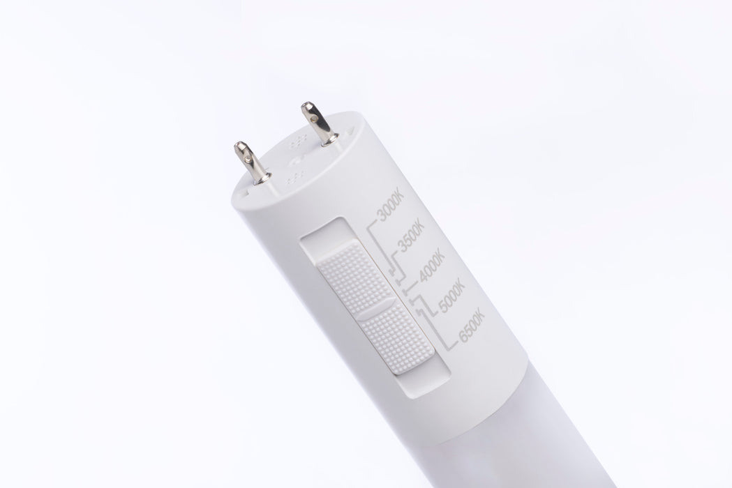SATCO/NUVO 7W 24 Inch T8 LED G13 Base CCT Selectable 3000K/3500K/4000K/5000K/6500K Type B Frost Finish Non-Dimmable 120-347V (Q3)