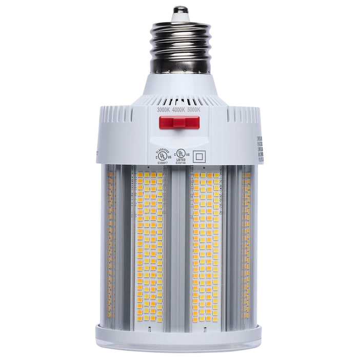 SATCO/NUVO LED Corn Cob Wattage/CCT Selectable 150W/115W/80W 3000K/4000K/5000K Mogul Extended Base 120-277V 450W HID Replacement (S23134)