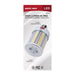 SATCO/NUVO LED Corn Cob Wattage/CCT Selectable 150W/115W/80W 3000K/4000K/5000K Mogul Extended Base 120-277V 450W HID Replacement (S23134)