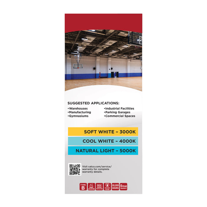 SATCO/NUVO LED Corn Cob Wattage/CCT Selectable 150W/115W/80W 3000K/4000K/5000K Mogul Extended Base 120-277V 450W HID Replacement (S23134)