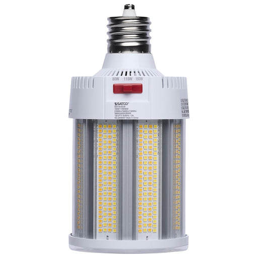 SATCO/NUVO LED Corn Cob Wattage/CCT Selectable 150W/115W/80W 3000K/4000K/5000K Mogul Extended Base 120-277V 450W HID Replacement (S23134)