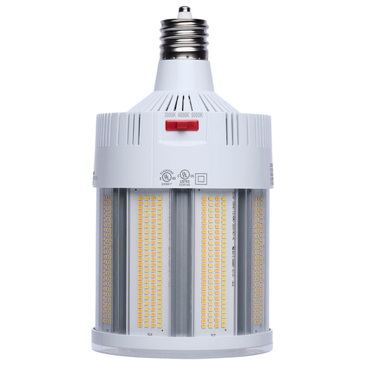 SATCO/NUVO LED Corn Cob Wattage/CCT Selectable 200W/150W/100W 3000K/4000K/5000K Mogul Extended Base 120-277V 500W HID Replacement (S23135)