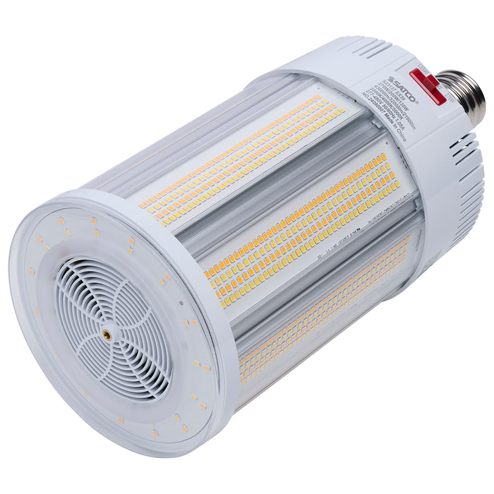 SATCO/NUVO LED Corn Cob Wattage/CCT Selectable 270W/200W/135W 3000K/4000K/5000K Mogul Extended Base 277-480V 600W HID Replacement (S23137)