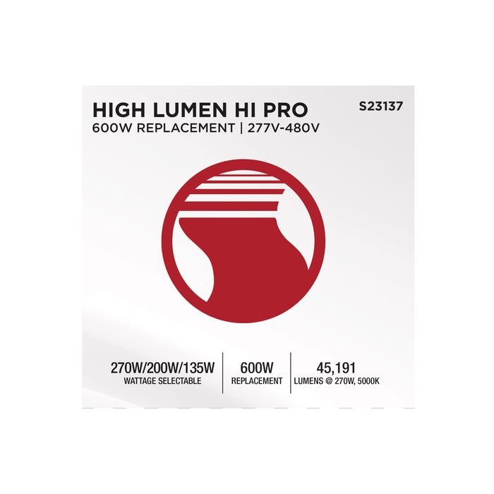 SATCO/NUVO LED Corn Cob Wattage/CCT Selectable 270W/200W/135W 3000K/4000K/5000K Mogul Extended Base 277-480V 600W HID Replacement (S23137)