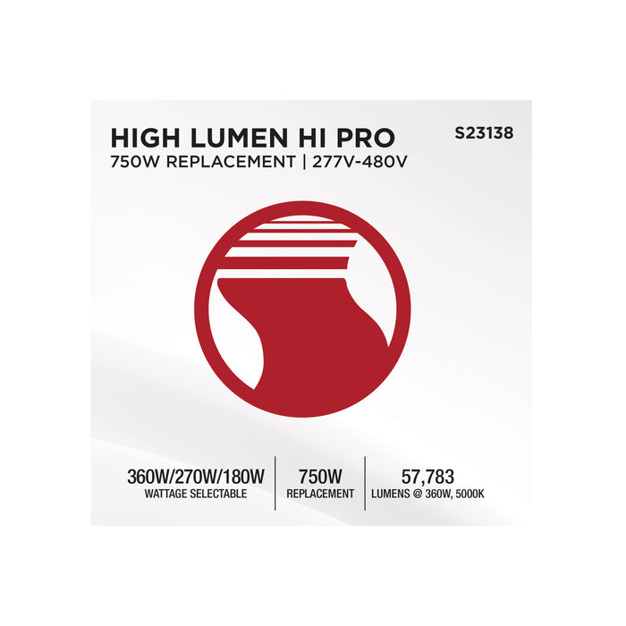 SATCO/NUVO LED Corn Cob Wattage/CCT Selectable 360W/270W/180W 3000K/4000K/5000K Mogul Extended Base 277-480V 750W HID Replacement (S23138)