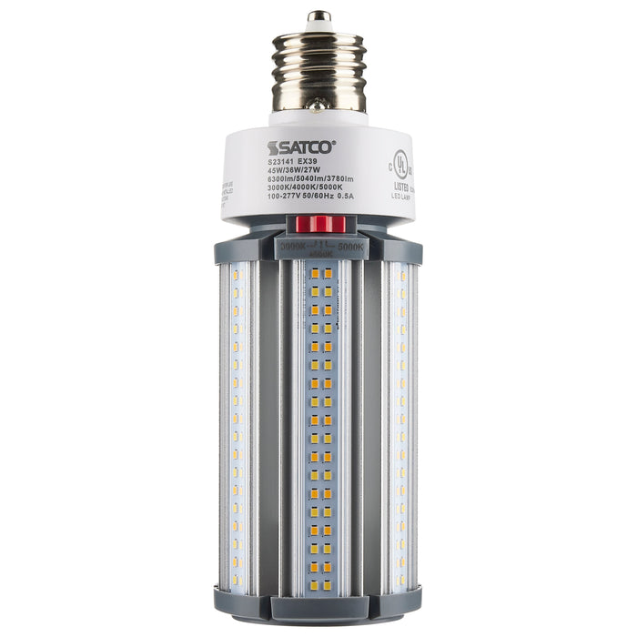 SATCO/NUVO 27W/36W/45W Wattage Selectable LED HID Replacement CCT Selectable 3000K/4000K/5000K Extended Mogul Base 100-277V (S23141)
