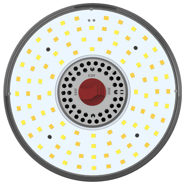 SATCO/NUVO 54W/63W/80W Wattage Selectable LED HID Replacement CCT Selectable 3000K/4000K/5000K Extended Mogul Base 100-277V (S23143)